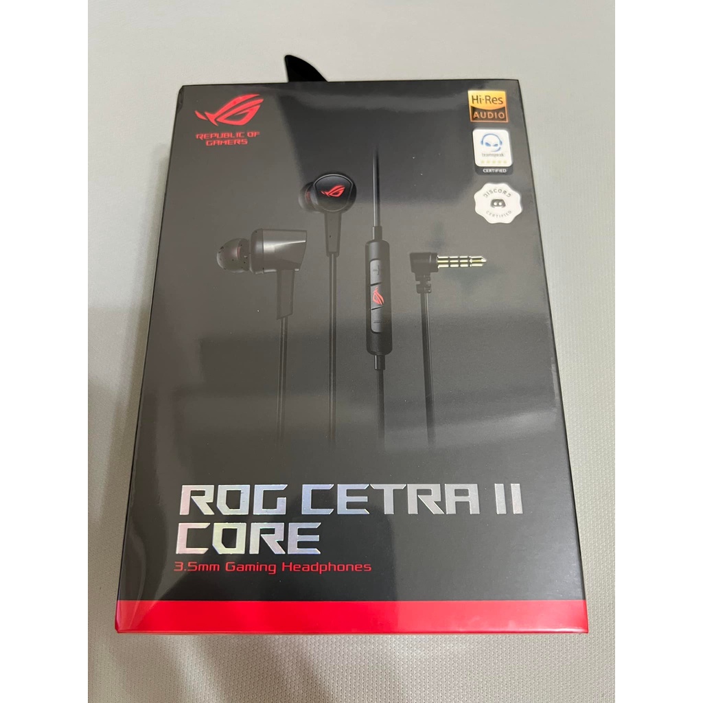 HIFI出清：ASUS 華碩 ROG Cetra Core II 入耳式 電競耳機