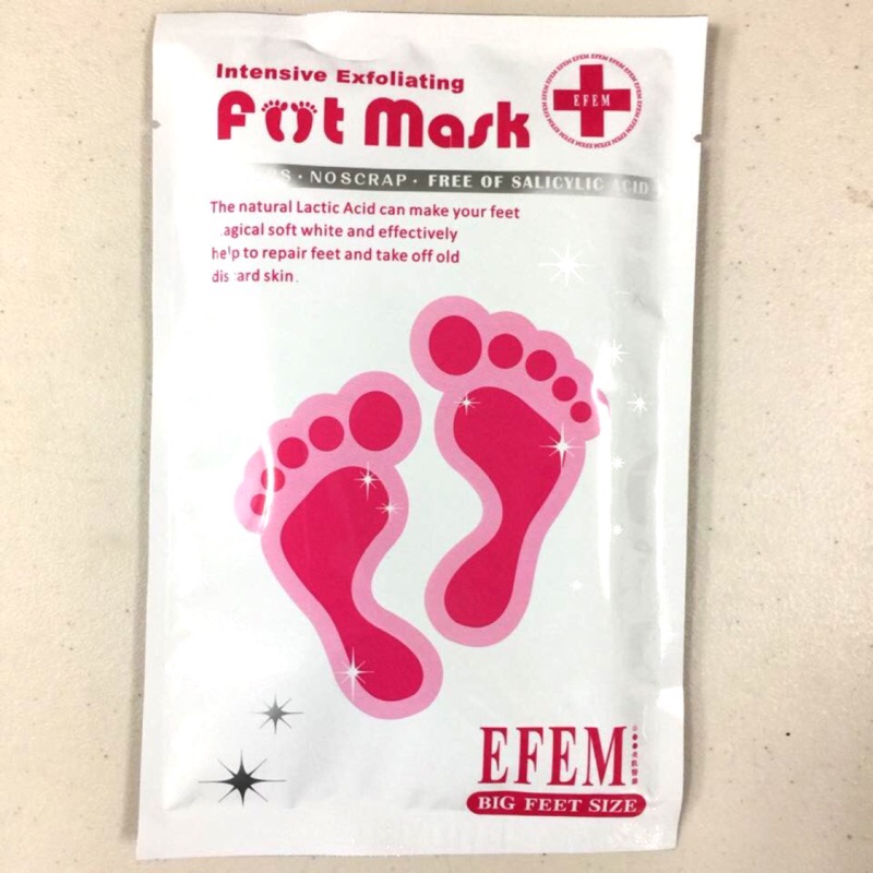 EFEM 神奇去角質足膜 20mL 一雙入 足部去角質 脫皮 腳皮