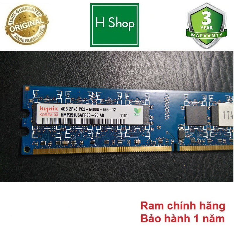 Ram DDR2 4Gb 總線 800-6400s,適用於 PC
