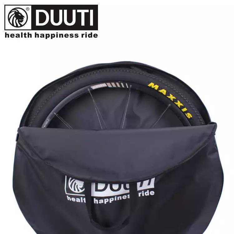 DUUTI高密度車輪袋"單輪用* 收納 攜帶輪組超方便附手提袋方便外出攜帶 登山車及公路車 挑戰第一便宜