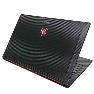 【Ezstick】MSI GS63 GS63VR 7RF 7RE 7RG 黑色卡夢紋機身貼 DIY 包膜