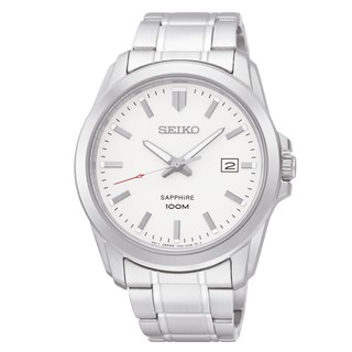 SEIKO精工 SGEH45P1 時尚石英男錶 不鏽鋼錶帶 白金 藍寶石鏡面 防水100米 國隆手錶專賣店