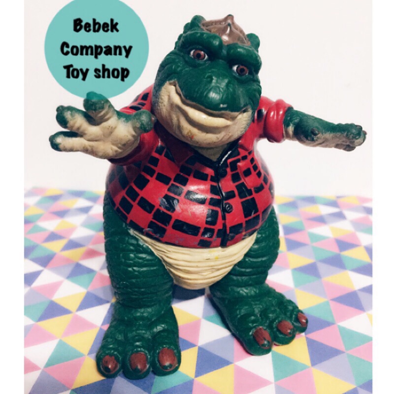 1991年 恐龍家族 電視影集 Disney dinosaurs tv show 恐龍爸爸 絕版 古董玩具 公仔 稀有