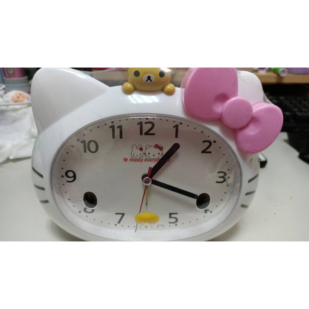 全新 Hello Kitty 時尚造型鬧鐘  床頭鬧鐘 時鐘 桌鐘