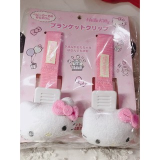 ♥小花花日本精品♥ Hello Kitty 凱蒂貓 大臉毛茸茸 毛毯夾 嬰兒用品 婦幼 親子 56907902