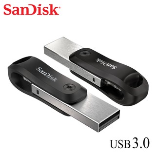 sandisk ixpand go 64g 128g 256g iphone/ipad適用 儲存裝置 otg 旋轉隨身碟