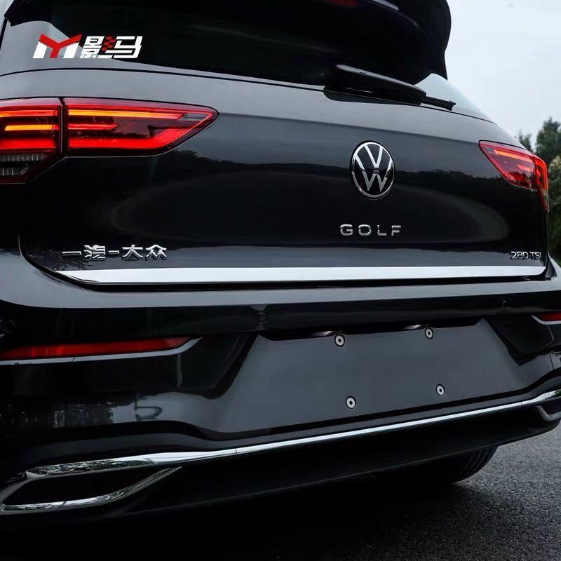 蔓森✌福斯 VW Golf 8代 後備箱飾條 車身尾門裝飾貼 不鏽鋼材質❀88