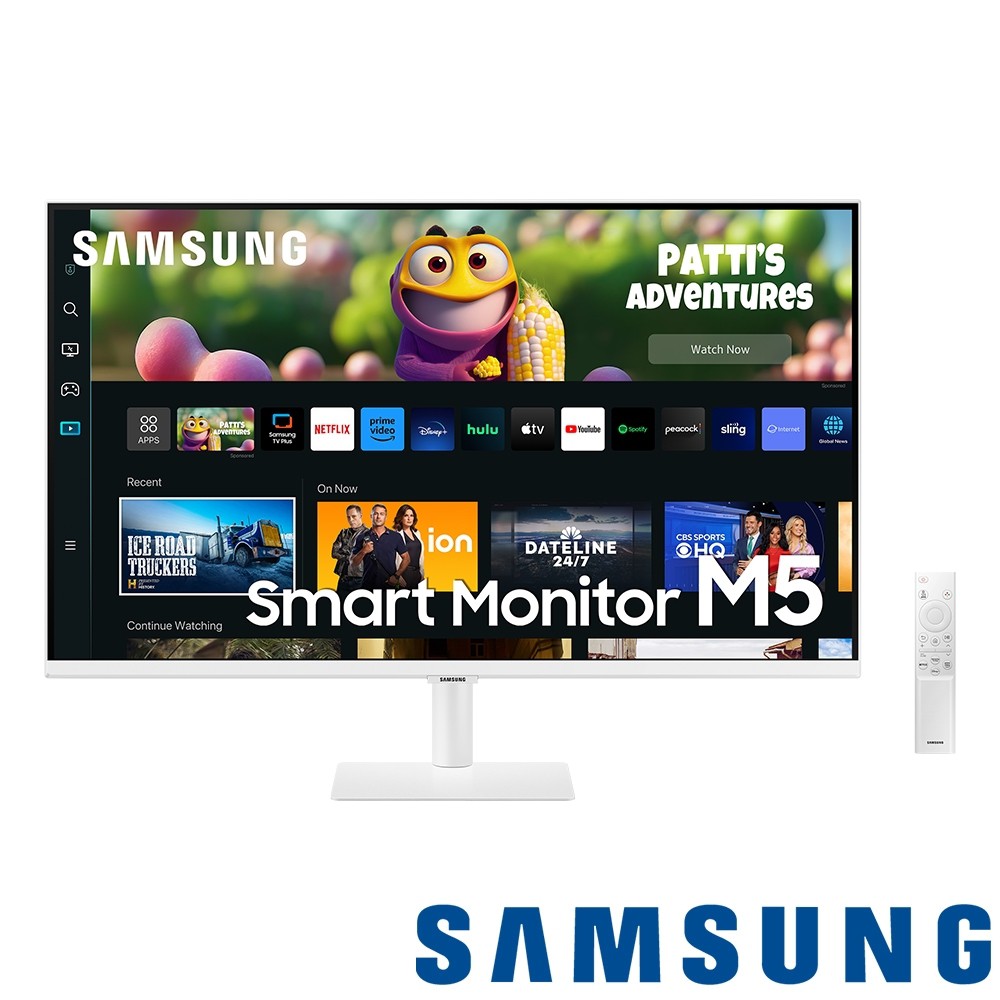 SAMSUNG三星S27CM501EC(白)M5智慧聯網螢幕 福利品(27型/FHD/HDMI/喇叭) 現貨 廠商直送