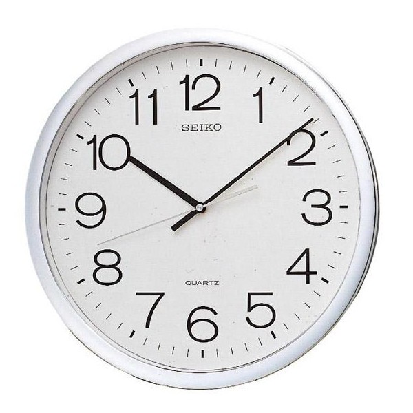 【KAPZZ】【SEIKO】日本 精工 SEIKO 標準型 時鐘 掛鐘 QXA041S QXA041 直徑40公分