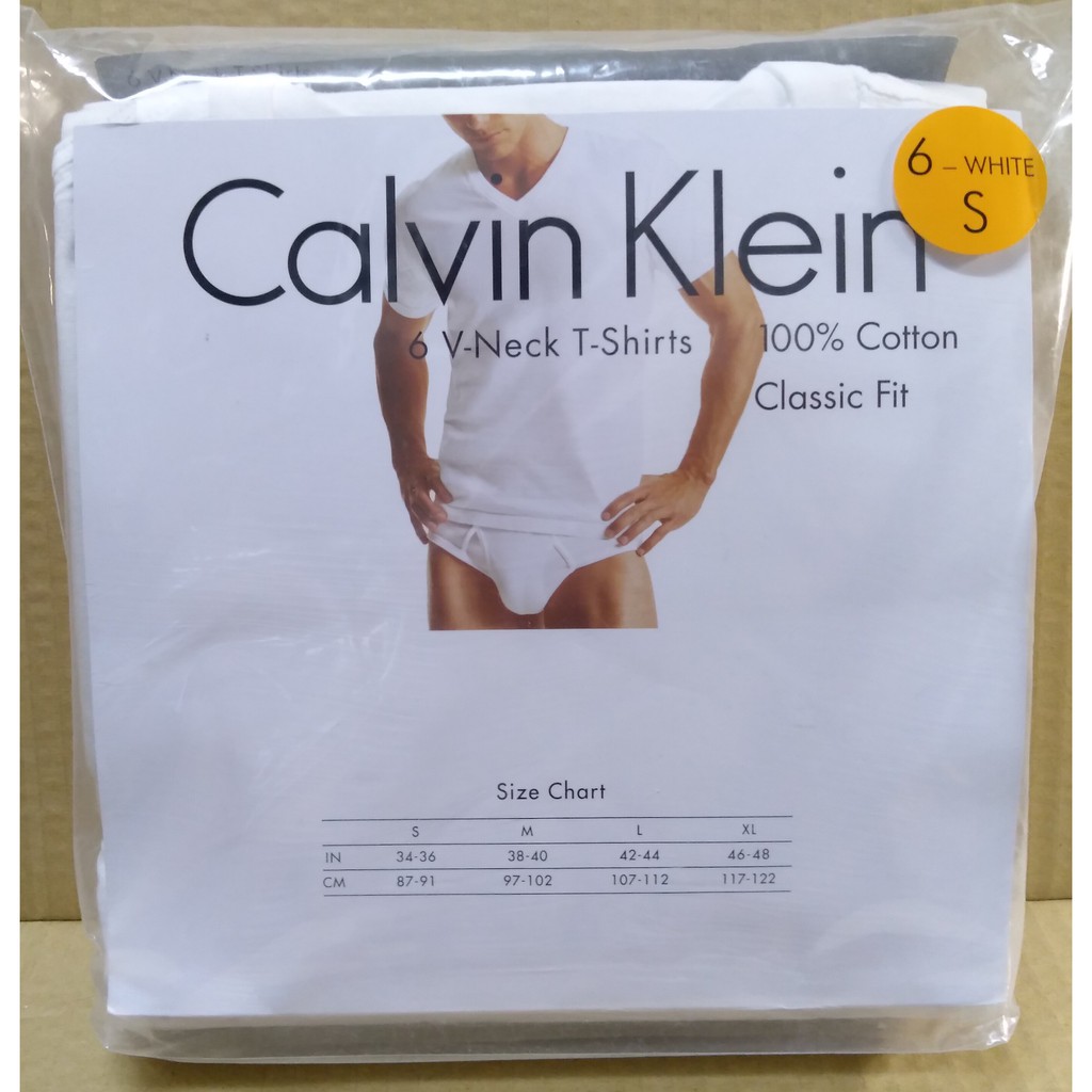 ck calvin klein 凱文克萊  男 內衣 6件 純棉 短袖 v領 內衣 costco 代購 好市多