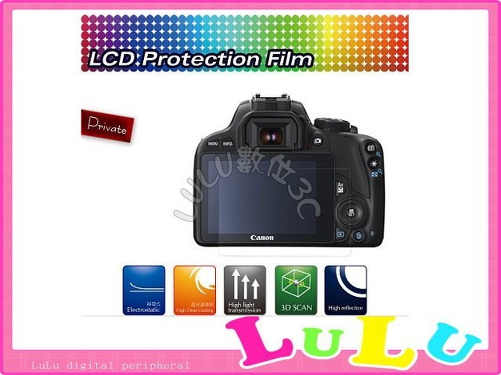 佳美能 Kamera 螢幕保護貼-Canon PowerShot G7X 相機專用螢幕保護貼 高透光 靜電式 防刮