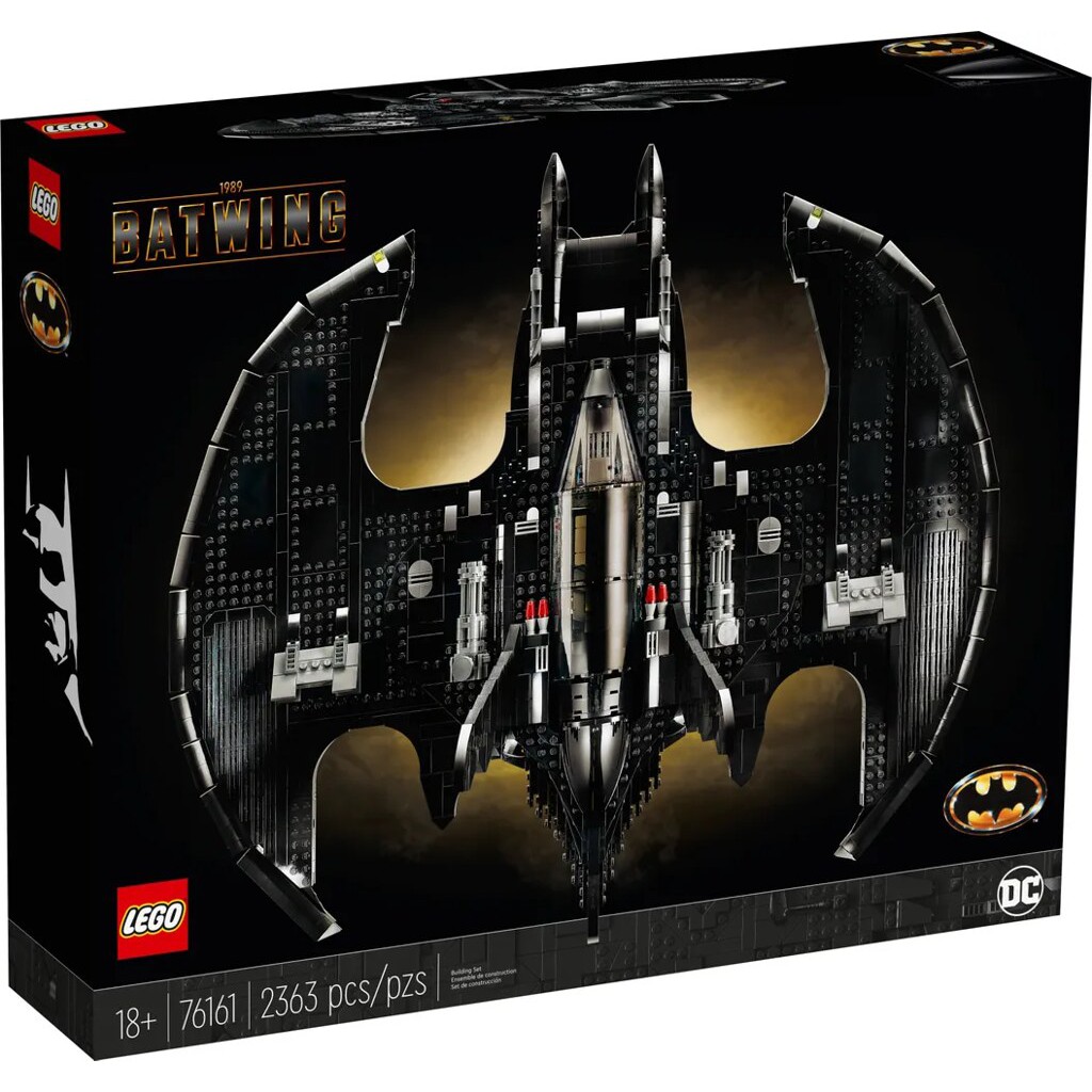 【樂GO】現貨 樂高 LEGO 76161 蝙蝠戰機 1989 蝙蝠俠 DC 蝙蝠飛機 經典收藏 全新 樂高正版