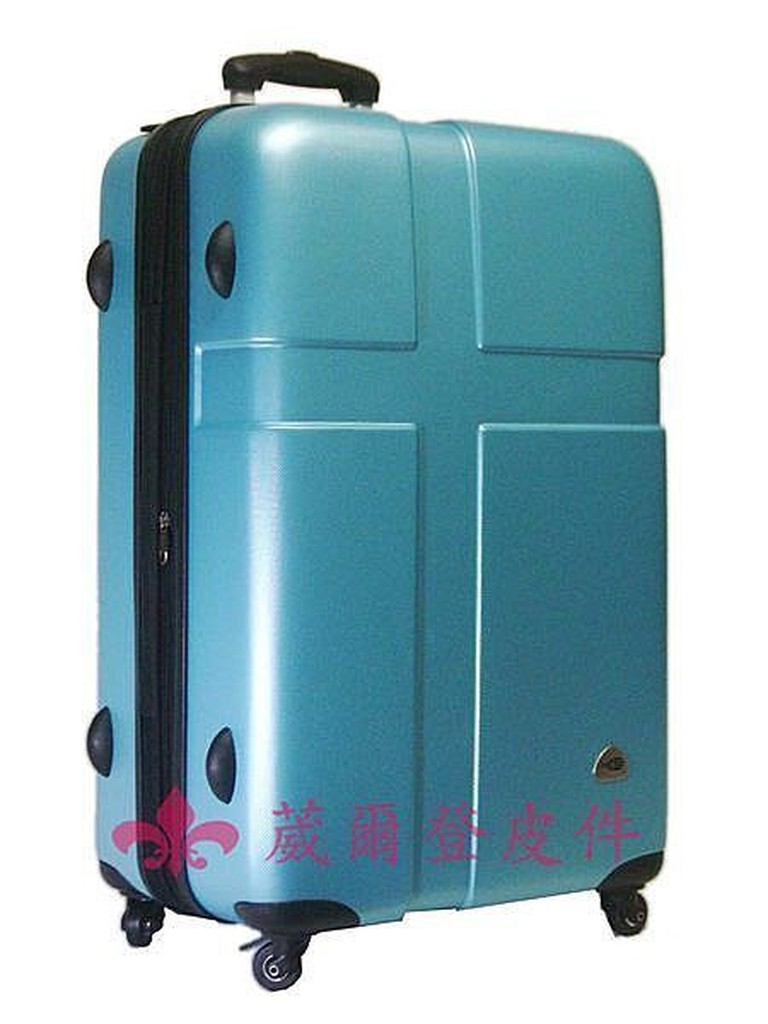《葳爾登》25吋Just Beetle輕硬殼旅行箱防水360度行李箱摔不破登機箱1002十字紋25吋藍色.