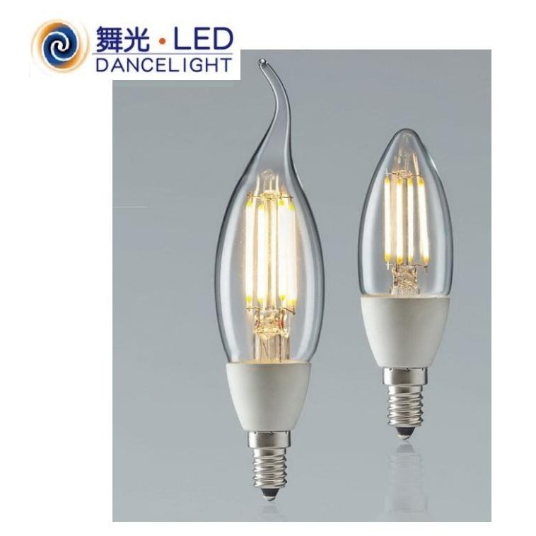 舞光 4W E14 LED 蠟燭 燈絲燈 尖清 拉尾 水晶燈