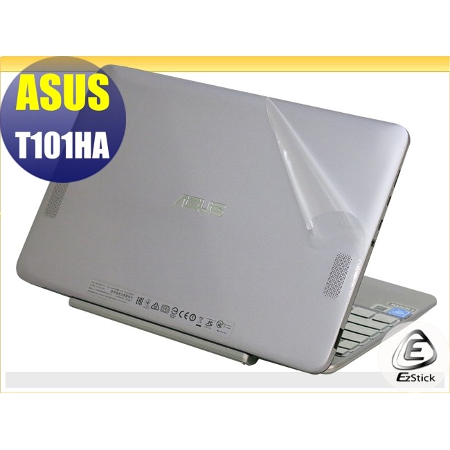 【Ezstick】ASUS T101 T101HA 專用 二代透氣機身保護貼(含上蓋、鍵盤週圍、底部貼)DIY 包膜