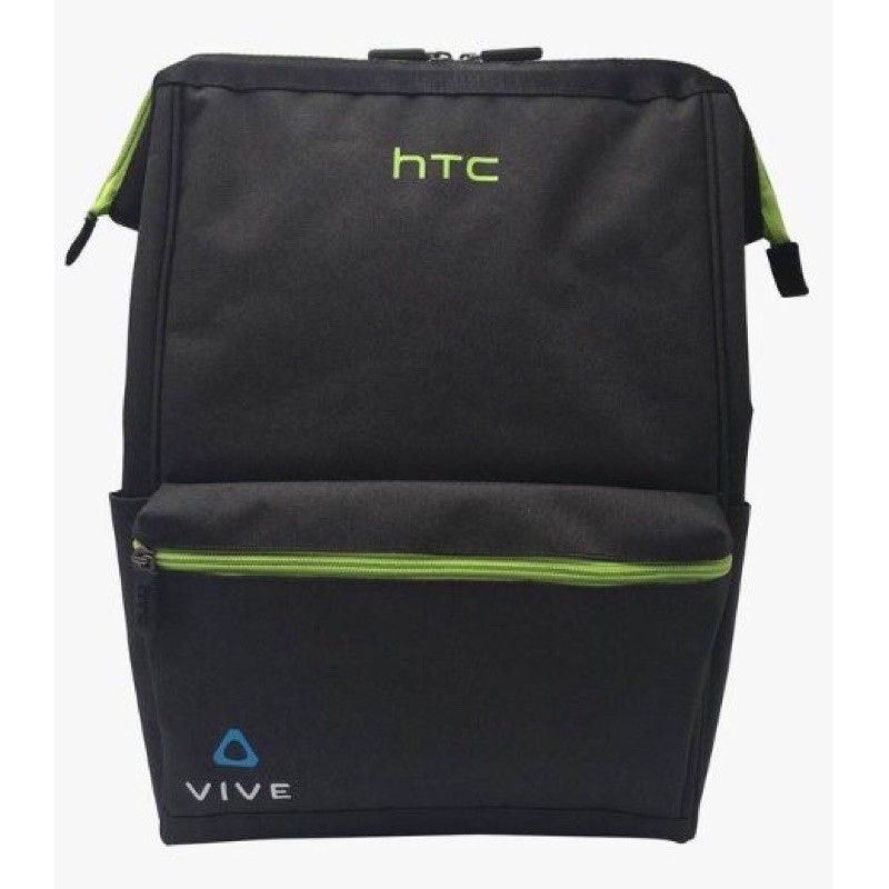 VIVE HTC 宏達電 大開口 大容量 多隔層 寬背帶 透氣網眼布 後背包