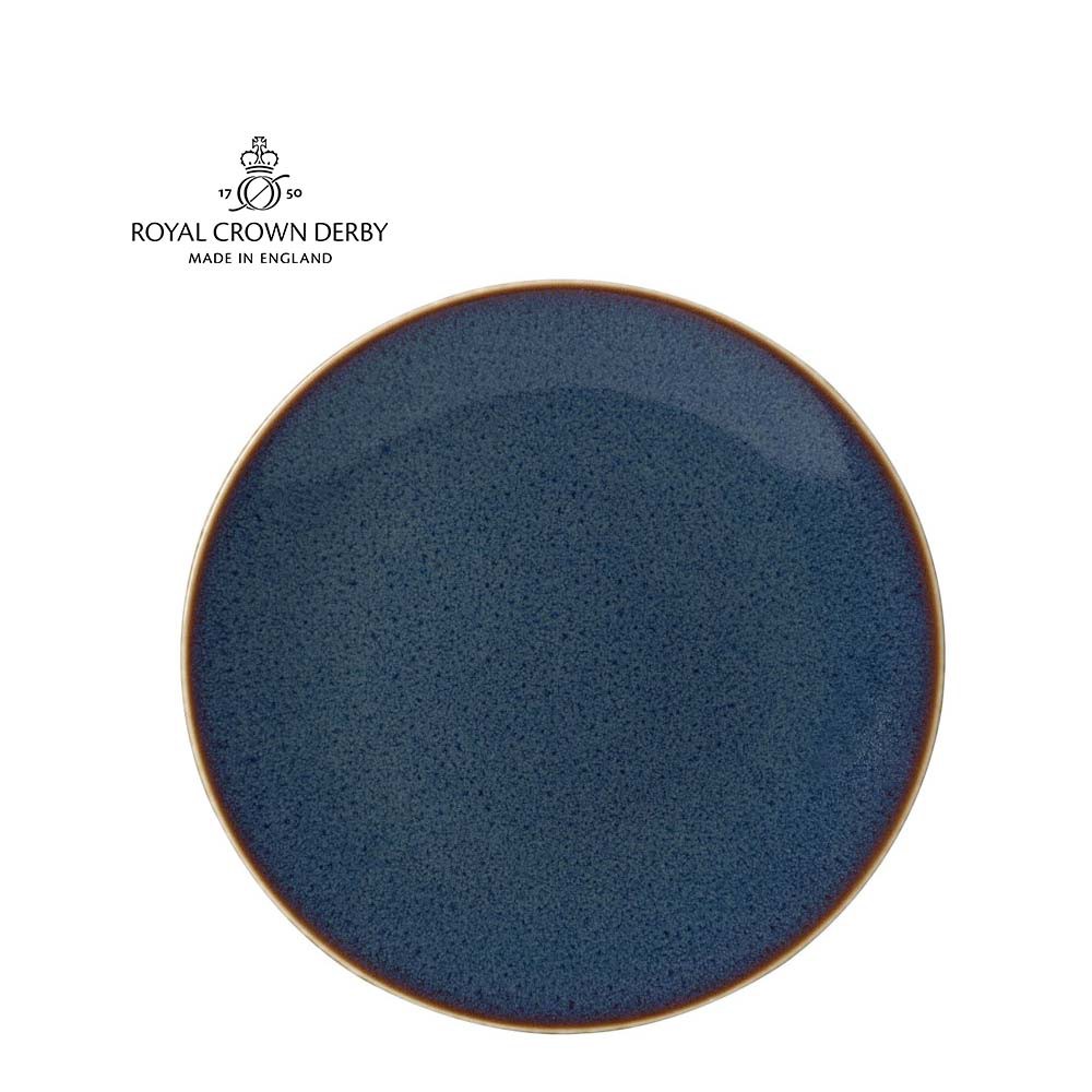 【Royal Crown Derby】Art Glaze藝術彩釉系列-27CM餐盤-黛紫