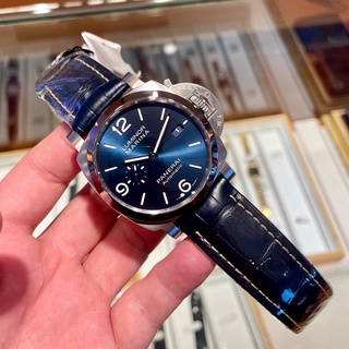 PANERAI 沛納海 最新款藍面 PAM01313 自動上鍊腕錶-44mm