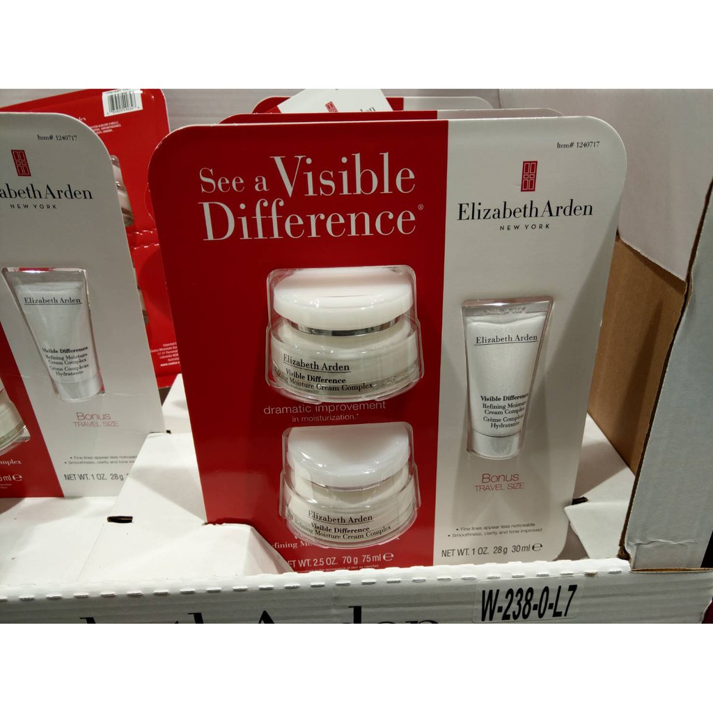 【現貨】好市多 costco Elizabeth Arden 臉部保濕面霜 75毫升 X 2入 + 附旅行罐 30毫升 蝦皮購物