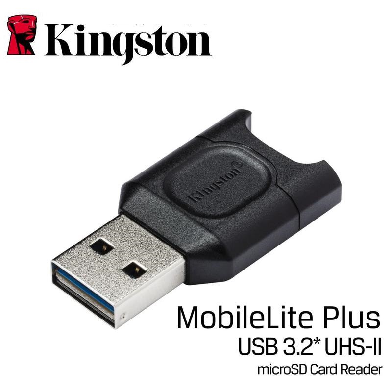 Kingston 金士頓 MobileLite Plus microSD 讀卡機 UHS-II 可向下相容於 UHS-I