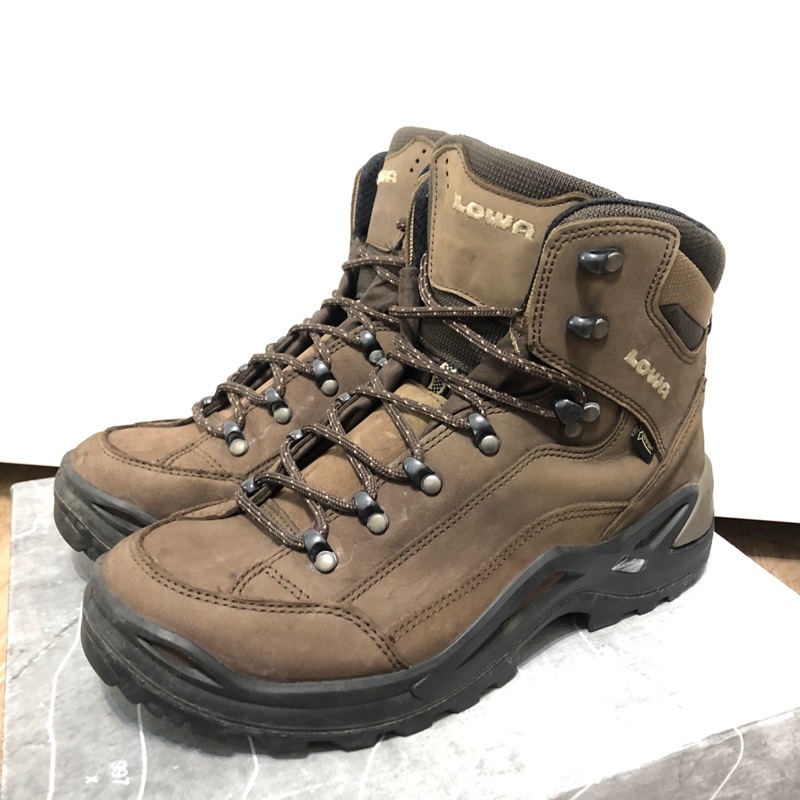 LOWA德國Renegade GTX MID 中筒多功能健行鞋 防水登山鞋男/咖啡/棕 LW310968-4285登上鞋