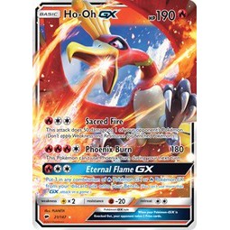 松梅桌遊鋪 美版 卡損 POKEMON TCG SM3 21/147 Ho-Oh 鳳凰 GX 寶可夢