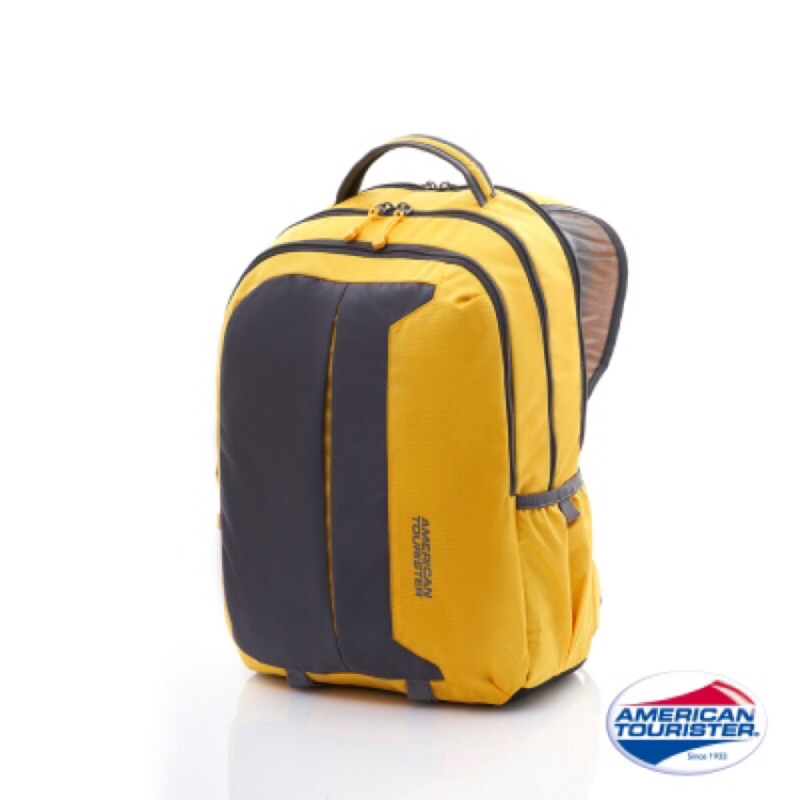 《小牧小舖》American tourister 美國旅行者 簡約 黃色 筆電包 後背包 BUZZ 2016