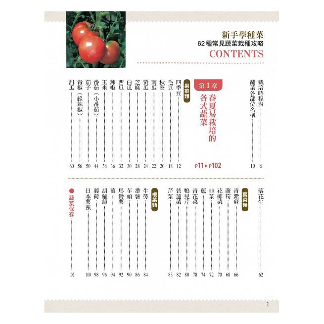 新手學種菜 62種常見蔬菜栽種攻略 蝦皮購物