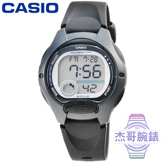 【杰哥腕錶】CASIO 卡西歐鬧鈴多時區電子錶-黑 / LW-200-1B (台灣公司貨)
