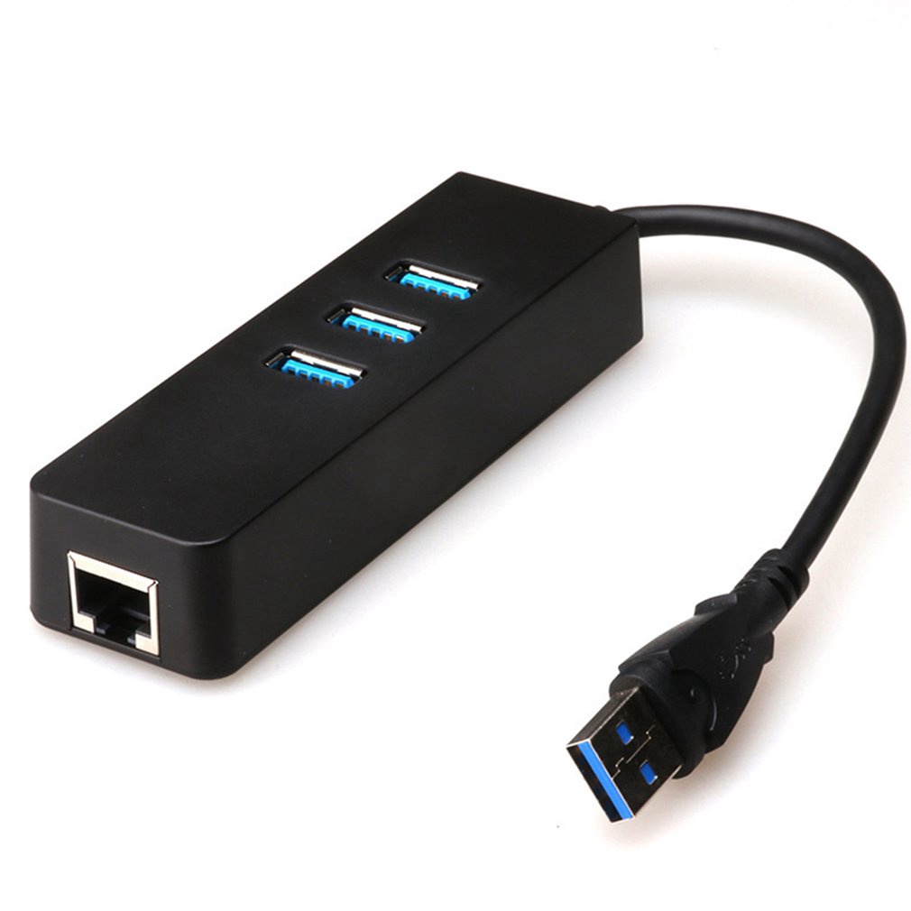 3 Ports USB 3.0 Hub USB3.0 To RJ45 Gigabit Ethernet LAN Wire