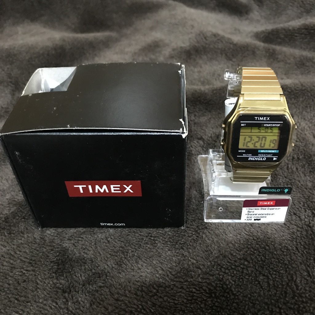 全新 現貨 TIMEX CLASSIC DIGITAL 手錶 supreme x Timex平民版