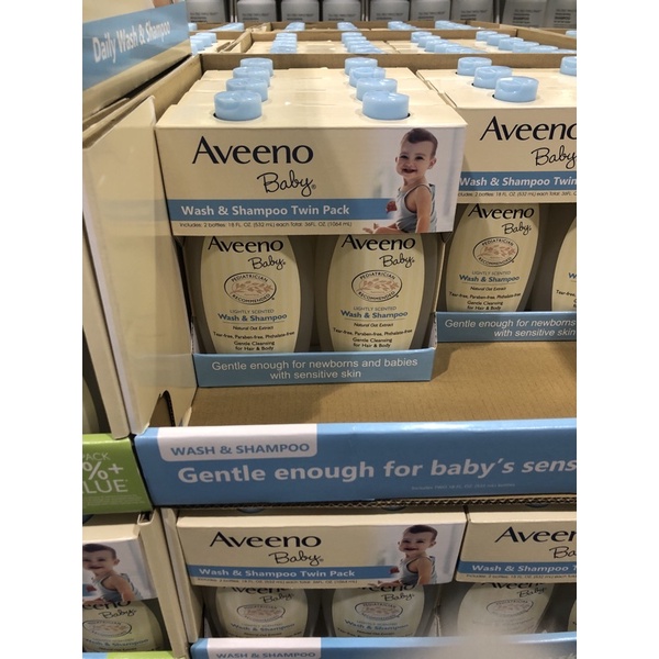 《Costco 好市多代購》Aveeno 寶寶天然燕麥沐浴洗髮乳