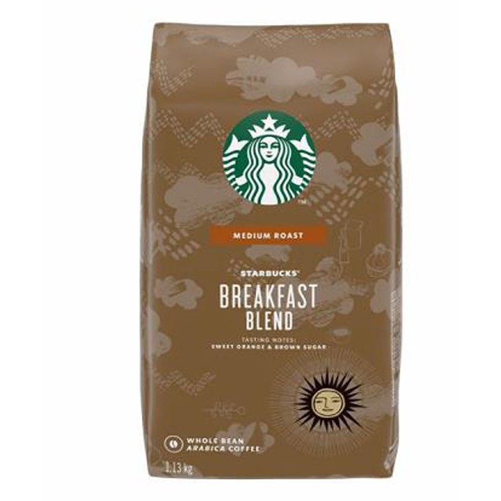 Starbucks 早餐綜合咖啡豆 1.13公斤 3組 W614575
