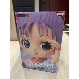 ［現貨免運］《🐲日版金證 七龍珠公仔🐲》七龍珠 Qposket Q版公仔 布馬 布瑪 bulma B款 藍裙 標準盒
