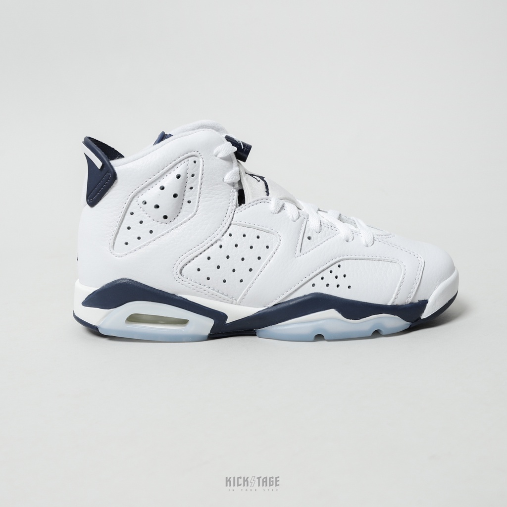 NIKE AIR JORDAN 6 GS Midnight Navy 午夜藍 籃球鞋 大童 女鞋【384665-141】