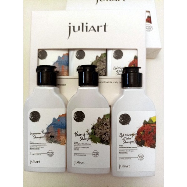 My Juliart 瓶中玫瑰修護洗髮精/印象日出保濕洗髮精/阿爾的紅色葡萄園清爽洗髮精