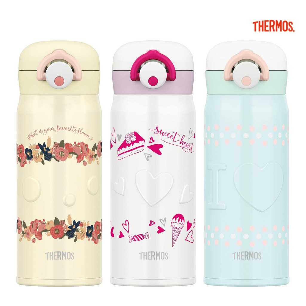 (公司貨)THERMOS 膳魔師 浮雕輕巧變保溫瓶 超輕量180g 保溫杯 保冷瓶 400ml JNR-400 0.4L