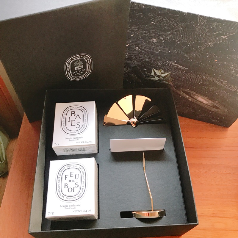 Diptyque2017限量旋轉燭照禮盒 現貨 燭罩+70g蠟燭x2