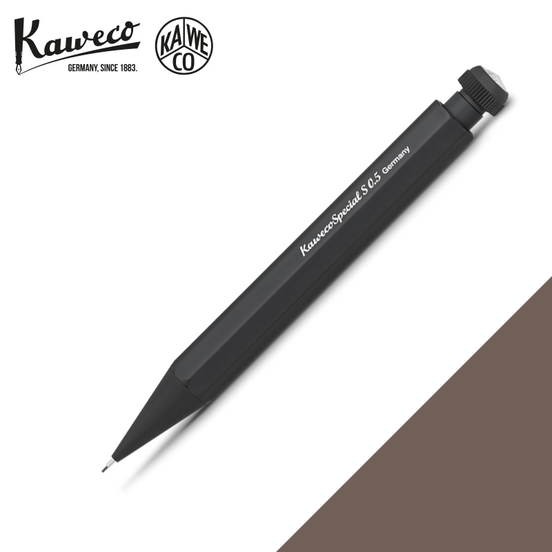 德國 KAWECO SPECIAL Push Pencil S Black 黑色短版自動鉛筆 0.5 0.7mm