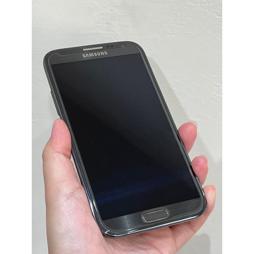 （零件機）Samsung Galaxy Note 2 黑色 16G 外觀9.5成新 功能正常