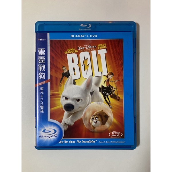［ 正版市售藍光 ］雷霆戰狗．Bolt．BD+DVD