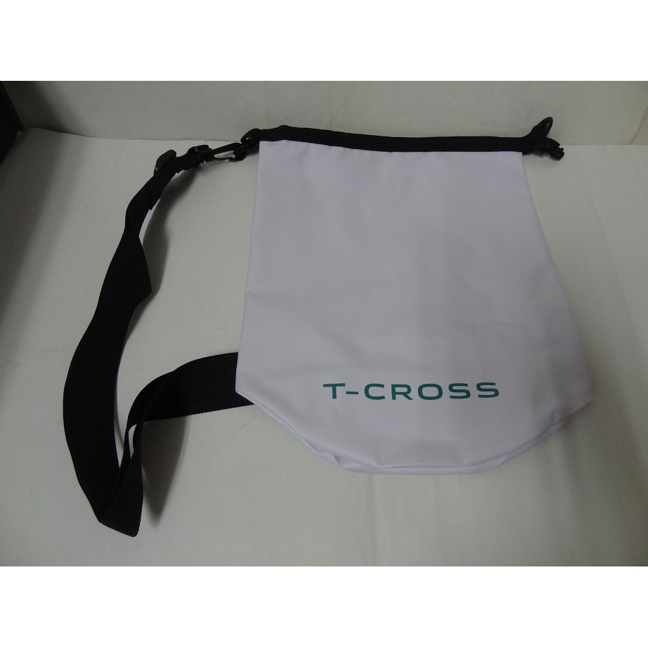【2件組】全新 T-CROSS 水桶包+手環 VW 福斯汽車 T-Cross 包 提袋  防水 背袋 肩背包 紀念手環