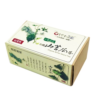 【花蓮壽豐 淺草堂】正宗綠皮有機山苦瓜茶X2盒 (3gX12茶包/盒)
