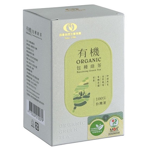 百香 有機包種綠茶 85g/盒