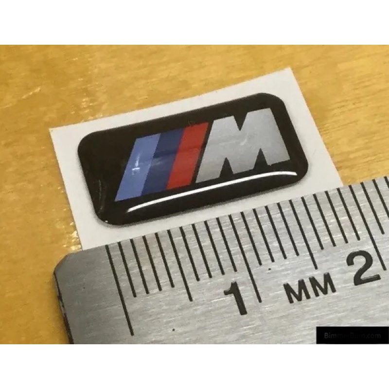 （B&amp;M 原廠精品）全新德國原廠BMW 原廠 正廠 M標誌輪圈貼 貼紙  M鋁圈貼紙 BMW 所有M款鋁圈皆適用