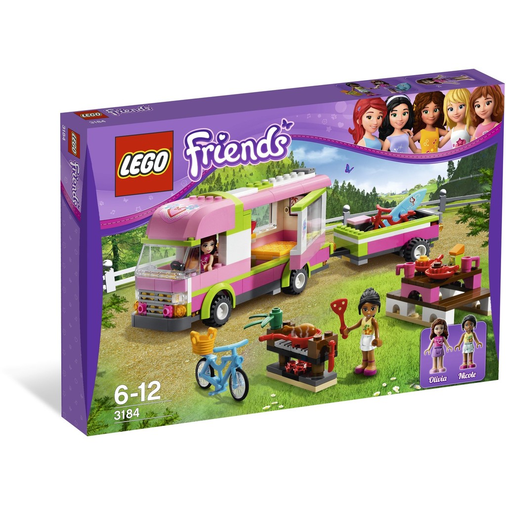 LEGO 樂高 Friends 好朋友 系列 2012年 盒組 3184 露營車  &lt;全新&gt;