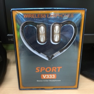 Wireless earphones 運動藍芽耳機 雙耳 耳掛式 防汗 sport V333