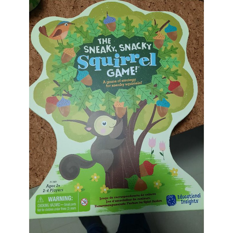 （全新）小松鼠的橡果爭奪戰the sneaky snacky squirrel game(全新二手桌遊）