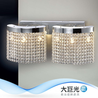 【大巨光】華麗風-LED 5W 6燈水晶壁燈-中(MF-3314)