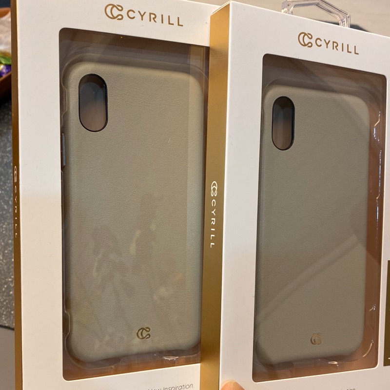 Spigen / CYRILL iPhone X/XS 皮革手機保護殼